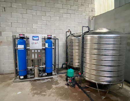 柳州市某石漆廠0.5噸反滲透純凈水設備